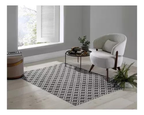 TAPETE BJA JACQUARD 100X130 ELEGANCE MARROM
