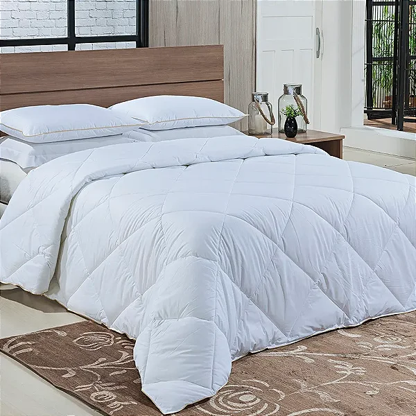 Edredom Toque de Plumas Casal Niazitex 220X240 Branco