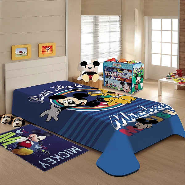 COBERTOR JOL RASCHEL DISNEY SOLT MICKEY BEST PALS