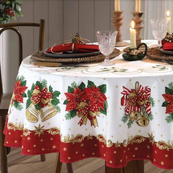 TOALHA DE MESA DOL ATHENAS EST 160R NATAL 104 4 LUGARES
