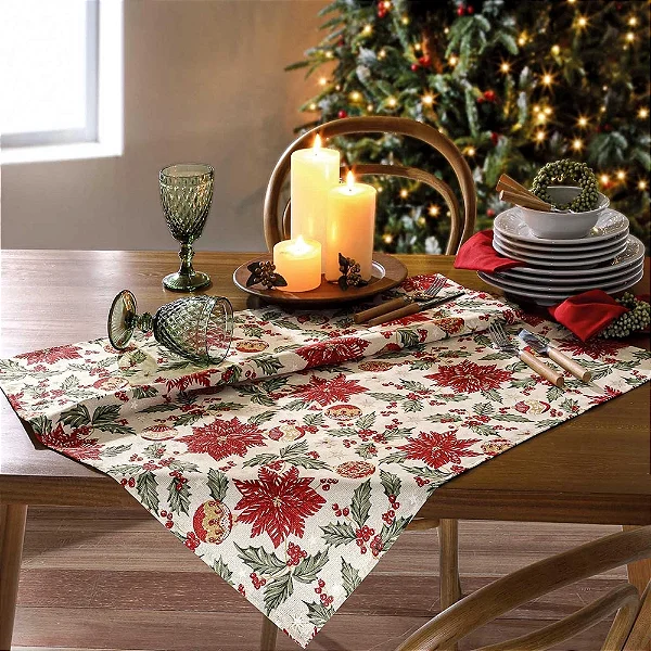 TOALHA DE MESA DOL CELEBRA EST 78X78 NATAL 106