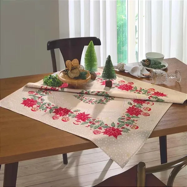 TOALHA DE MESA DOL ATHENAS EST 78X78 NATAL 108