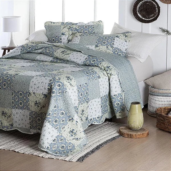 KIT COLCHA JOL ULTRASONIC DYURI BARAUNA 220X240 3 PÇS CASAL