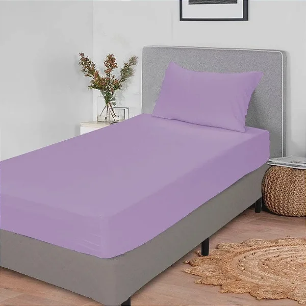Lençol Est Premium Linea Solteiro Violeta