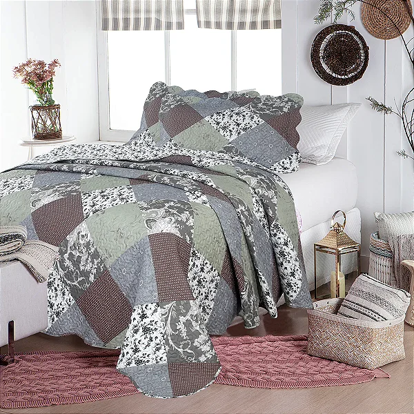 KIT COLCHA JOL ULTRASONIC DYURI 220X240 PAULINIA CASAL 3PÇS