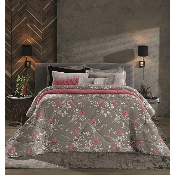 EDREDOM HDR PLUSH COMBO CASAL 180X220 BONNIE