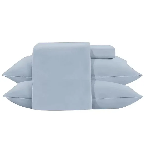 JG CAMA JOL TOQUE DE SEDA CASAL 4PC AZUL