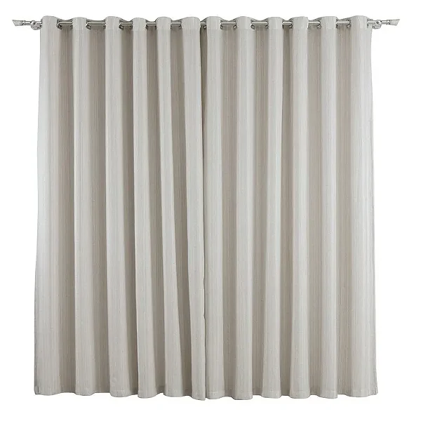 CORTINA BECADECOR GARDENIA 260X230 BCO/AREIA 01