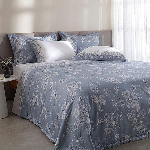 Jogo de Cama Buddemeyer B Percalle Casal Estampado Lazuli