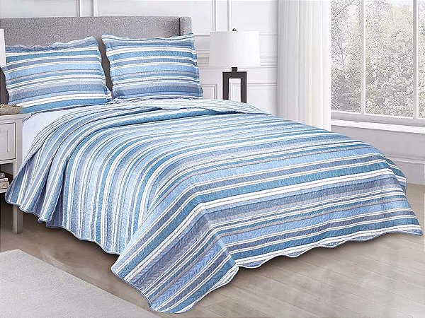 Kit Colcha Camesa Evolution Queen 240X260 Ance 3ps