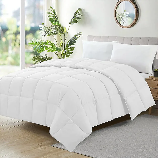 Edredom Camesa Ecopluma Queen 240X260 Branco