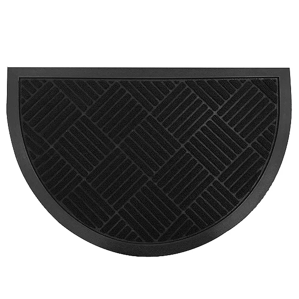 Capacho Niazitex Porta Nazca Meia Lua 40X60 Des 001 Preto