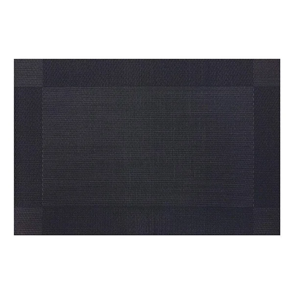 Jogo Americano Niazitex Santiago 4 peças 30x45 Desenho 003 Preto