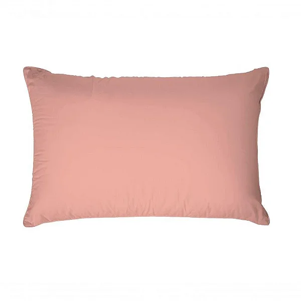 Fronha Estamparia Premium Linea 180 Fios 50x70 Rosa Antigo