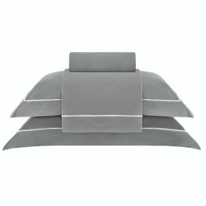 Jogo de Cama Buddemeyer Luxus Nilo Queen Verde Pinheiro Ponto Cheio Bege