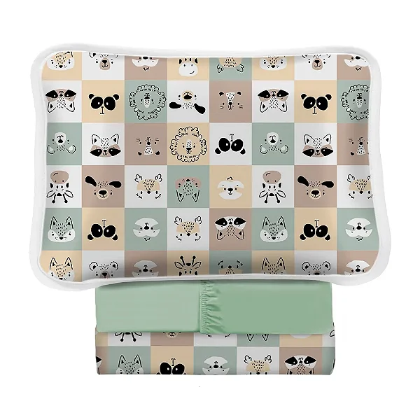 Jogo de Cama Sul Brasil Vivaldi 3 Peças Estampado Baby 3696 Zoo