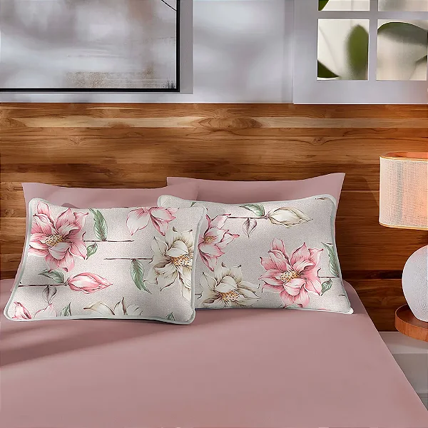 Jogo de Cama Sul Brasil Vivaldi Queen Estamapdo 3 Peças 3673 Sorrento