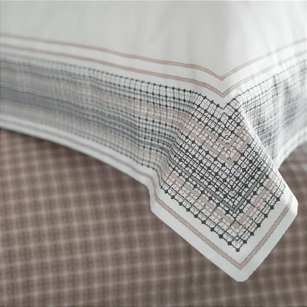 Jogo de Cama Buddemeyer Gran Percalle Bourbon Estampado Casal 4 Peças