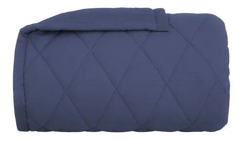 Edredom Buddemeyer Basic Percalle 270x240 King Azul