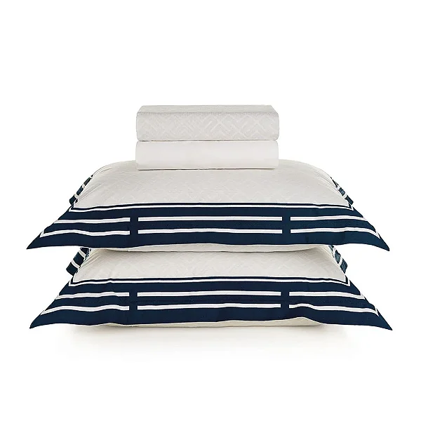 Jogo de Cama Karsten Barcelos Estampado Casal 4 Peças