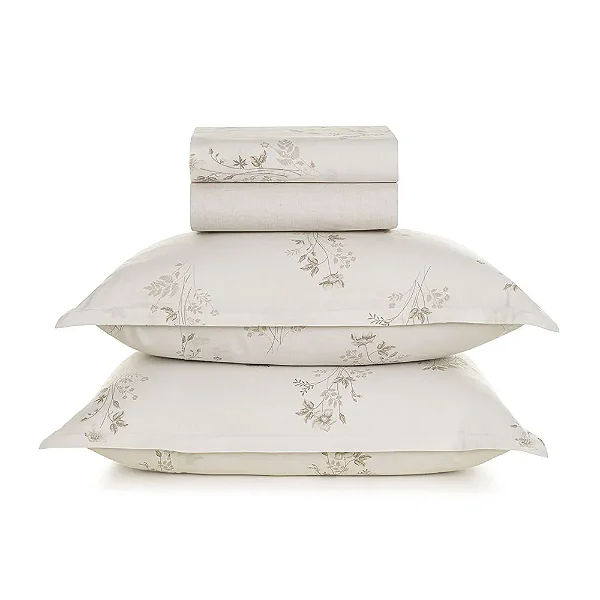 Jogo de Cama Karsten Corinne Estampado Queen 4 Peças