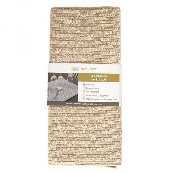 Escorredor de Louças Niazitex 38x50 marfim