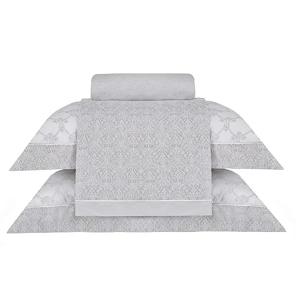 Jogo de Cama Buddemeyer Gran Percalle Valence Estampado Casal 4 Peças 200 Fios