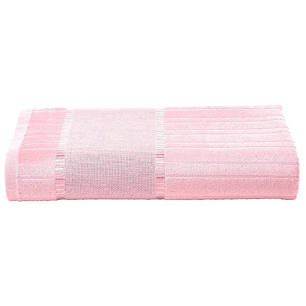 Toalha de Banho Dohler Velour Bordar Bella 70x140 Rosa