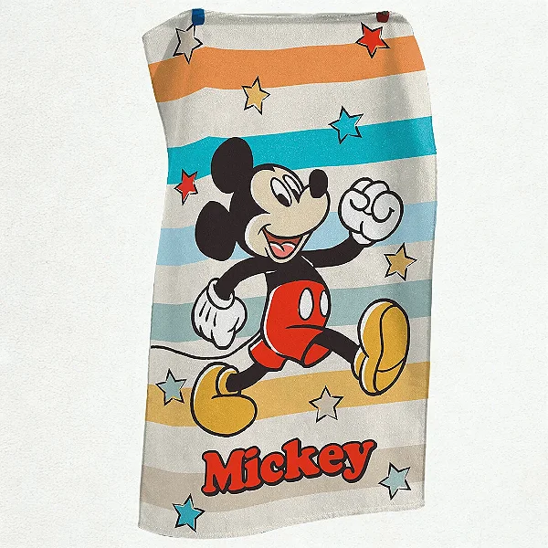 Toalha de Banho Dohler Felpudo Estampado Licenciado 70x115 Mickey 14