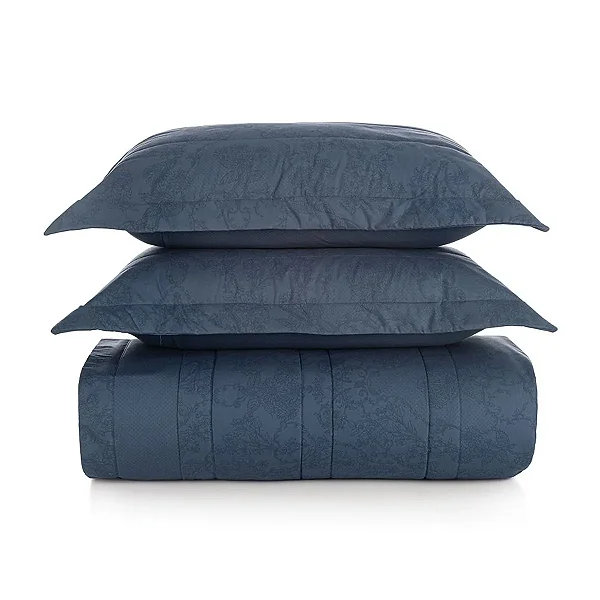Kit Colcha Karsten Catena Estampado 240x260 Queen 3pcs