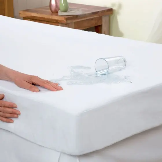 Protetor de Colchão Camesa PVC Solteiro 90x190x30 Branco