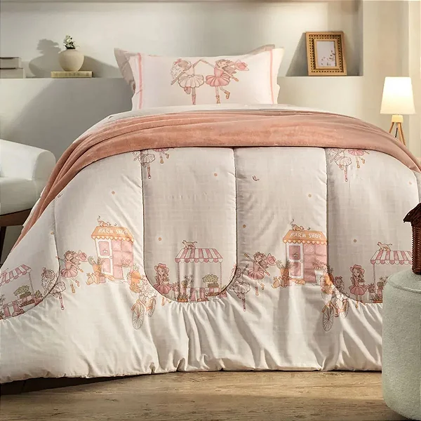 Edredom Karsten Daisy Estampado 220x240 Casal