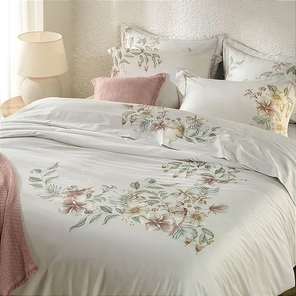 Jogo de Cama Karsten Isla Estampado Queen 4pcs