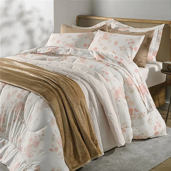 Jogo de Cama Karsten Thalia Estampado Queen 4pcs