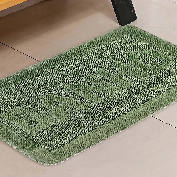 Tapete Niazitex Banheiro Palazzo Banho 45x75 Verde