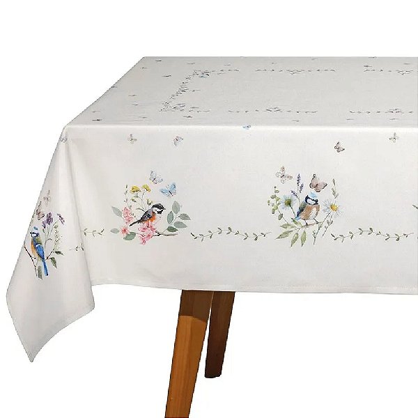 Toalha de Mesa Dohler Clean Renova Estampado Digital Jardim 4 Lugares 140x140