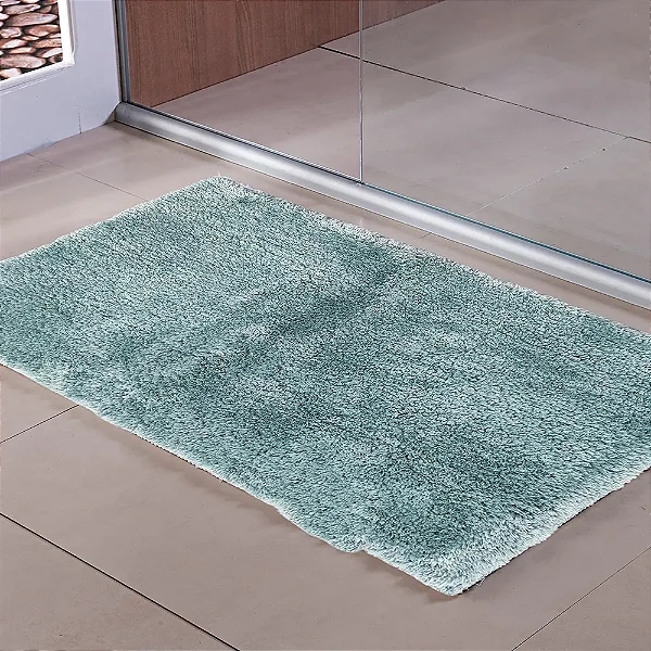 Tapete Niazitex Banheiro Edinburgo 50x90 Verde