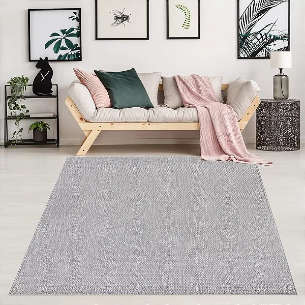 Tapete Niazitex Sisal Salinas 250x300 Prata