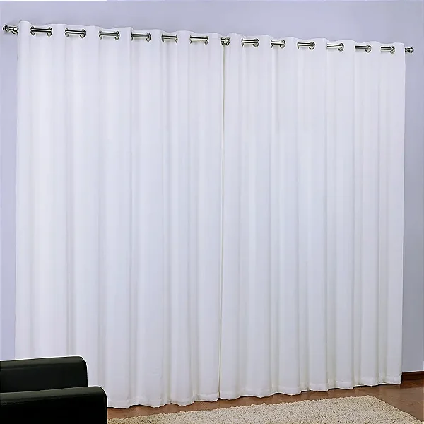 Cortina Niazitex Linho Duplex 560X270 Marfim