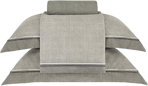 Jogo de Cama Buddemeyer Vision Orion King Estamapdo Chumbo 4 Peças 300 Fios