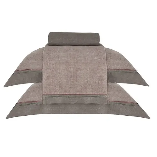 Jogo de Cama Buddemeyer Vision Orion King Estamapdo Bordô 4 Peças 300 Fios