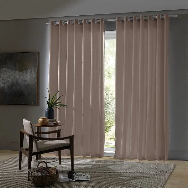 CORTINA BJA RUSTICA 300X170 SALTA BEGE DUNA