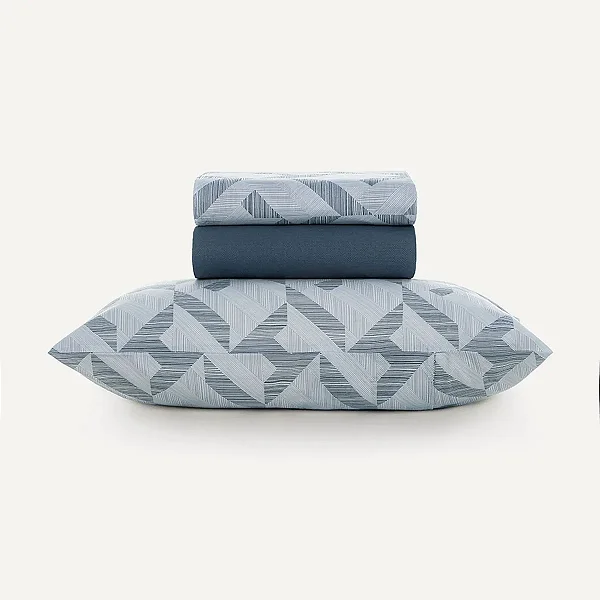 Jogo Cama Karsten Martin Solteiro 100% Algodão 160 Fios 3 Pçs