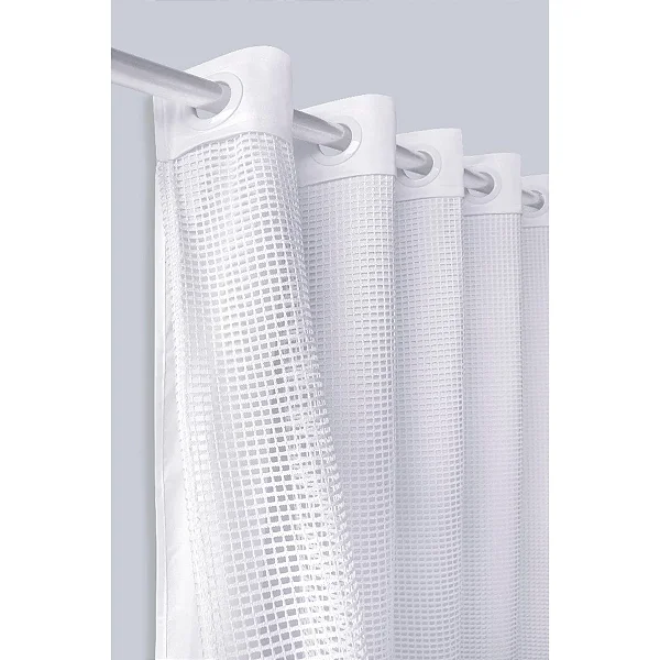 Cortina Beija Flor Venus 180X270 Branco Branco