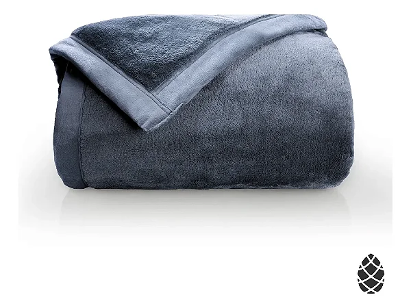 Corbertor Camesa Neo Flannel 600g/m² Queen 220X240 Cinza