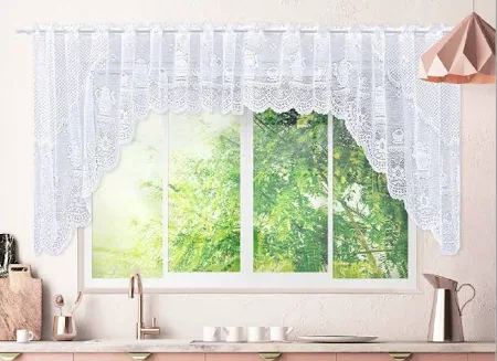 Cortina Beija Flor Capri Blue 100x315 Branca