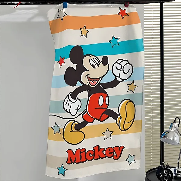 Toalha de Banho Dohler Felpudo Estampada licenciada 70x115 Mickey 18