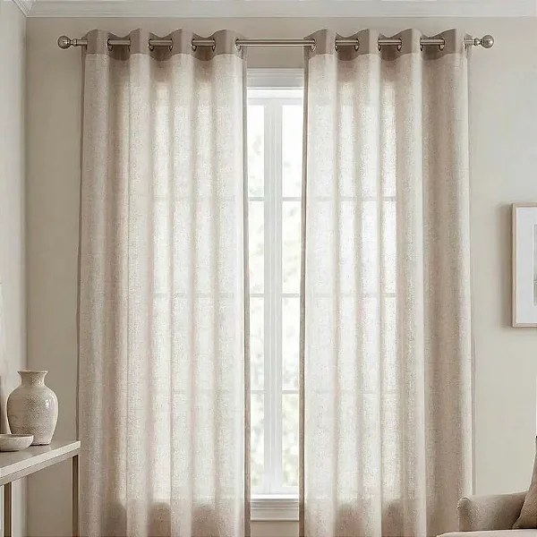 Cortina Niazitex Rustica Dublin 260X230 Areia
