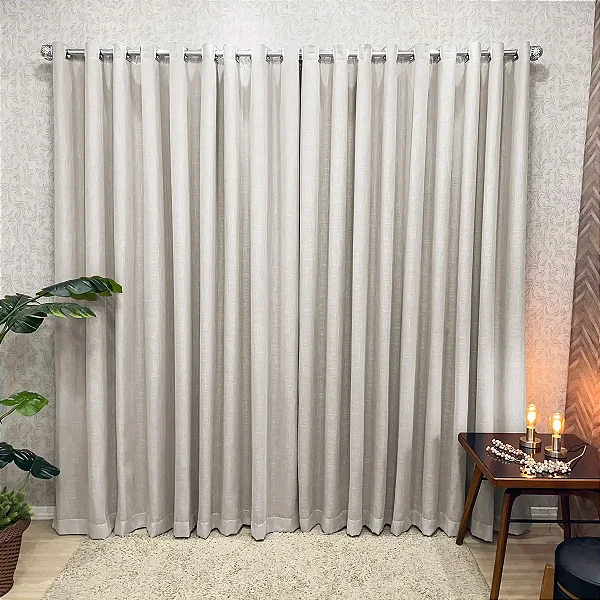 Cortina Niazitex Flame Duplex 280X230 Areia