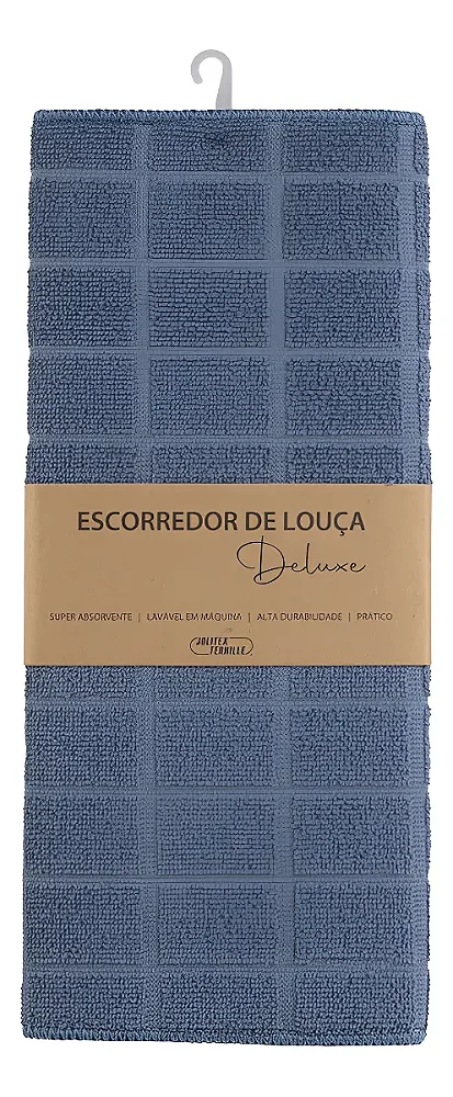 Escorredor Louça Jolitex Deluxe 38X51 Azul